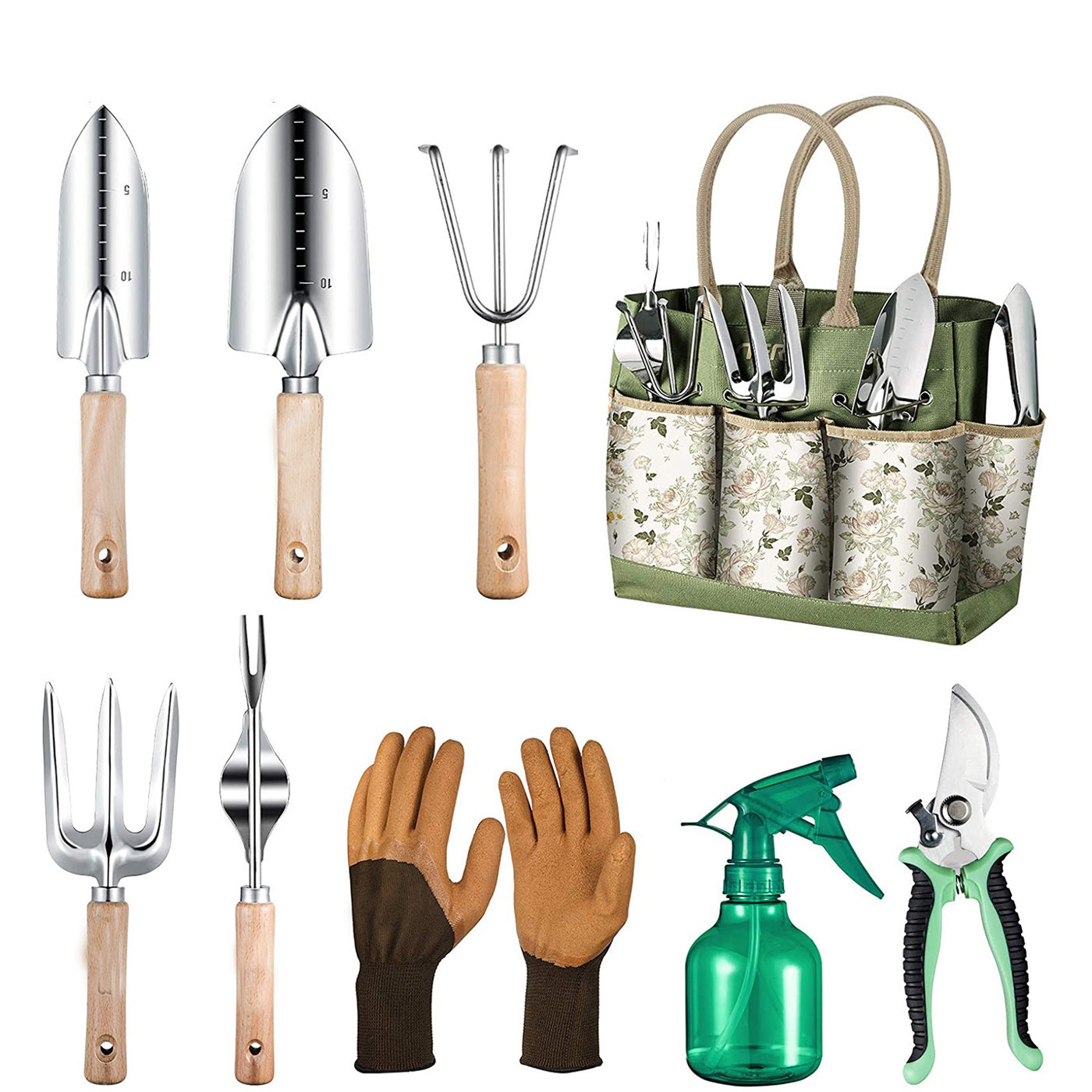 Garden Gloves - Juego de herramientas de jardinería de