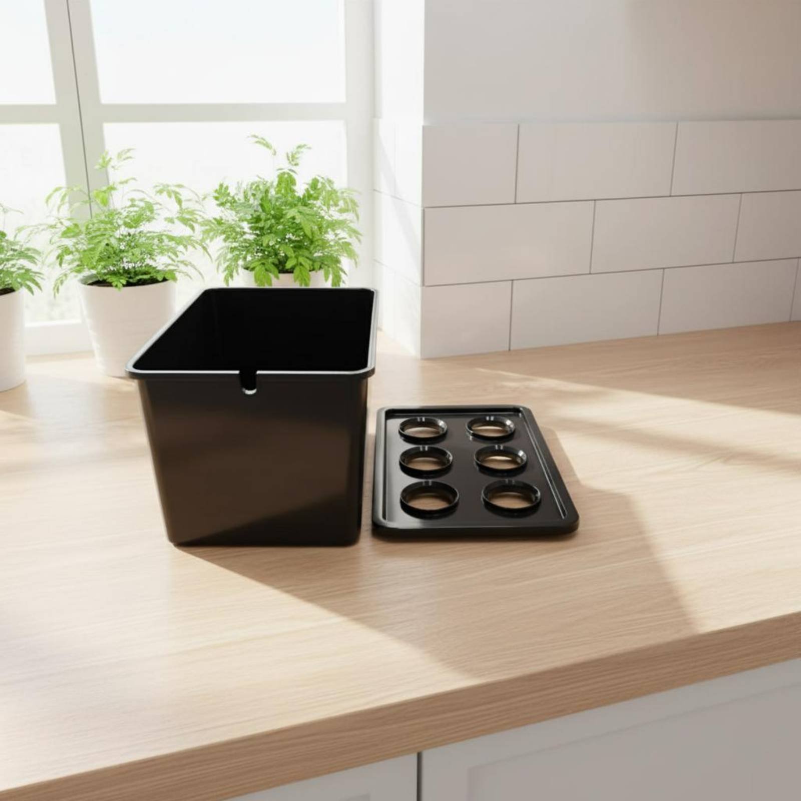 Hydroponic Kit - Caja de Cultivo Hidropónico, Apta para