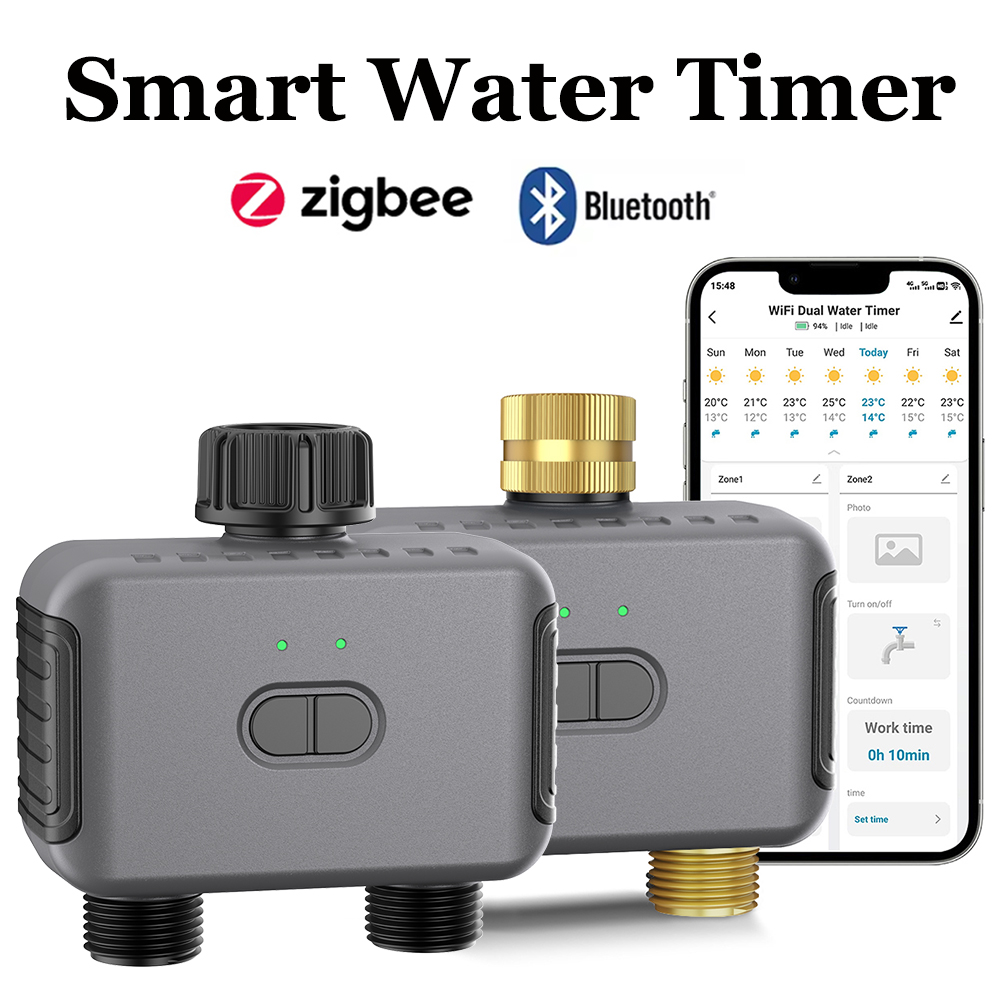 Trowel Garden Tools - Temporizador de agua inteligente Tuya Zigbee/BT,