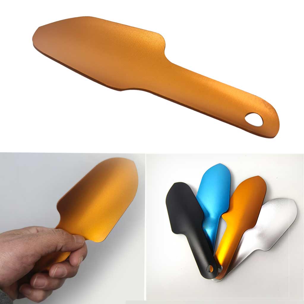 Trowel Garden Tools - Pala militar portátil para playa, pala