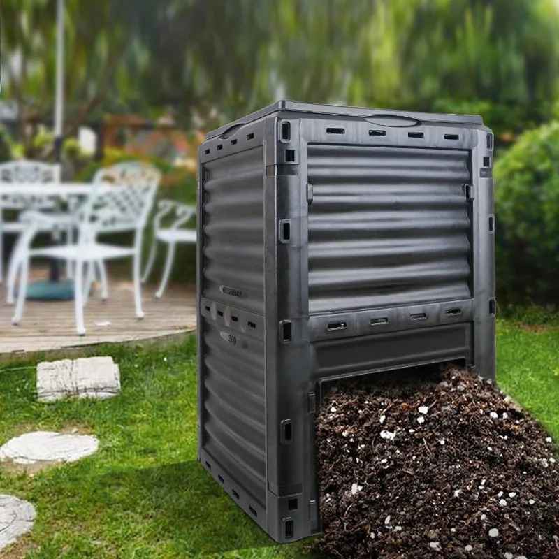 Compost Bin - Contenedor de Compostaje para Jardín, Caja