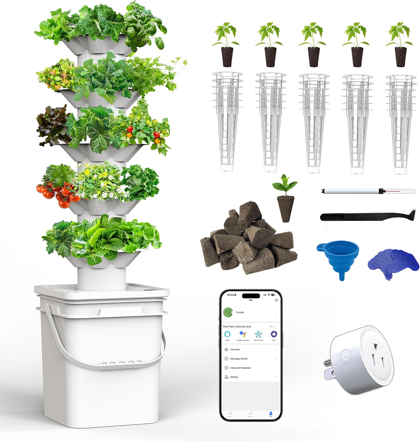 Hydroponic Kit - Kit de Sistema de Cultivo Hidropónico,