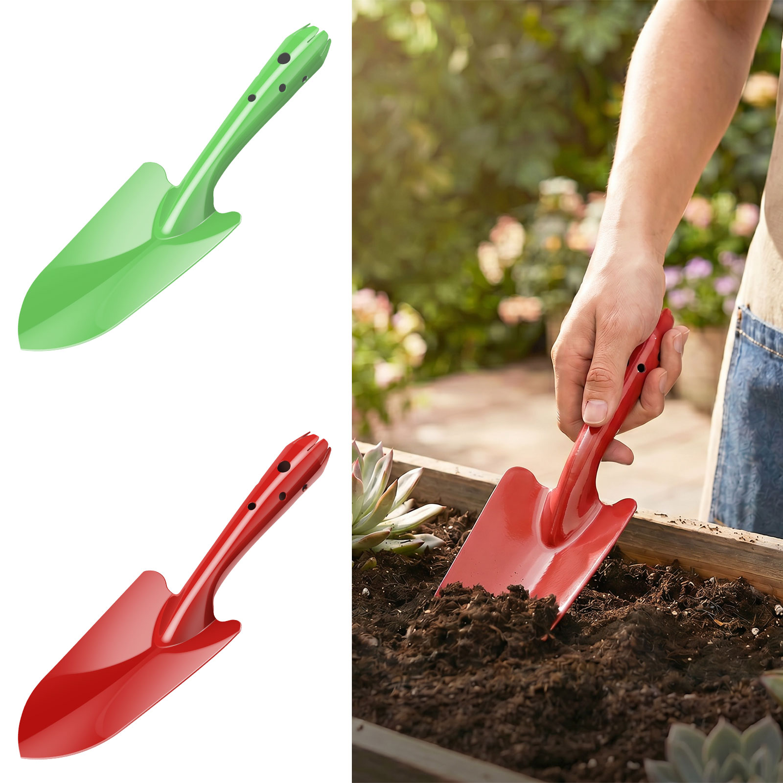 Trowel Garden Tools - Pala de Jardín de Metal Resistente