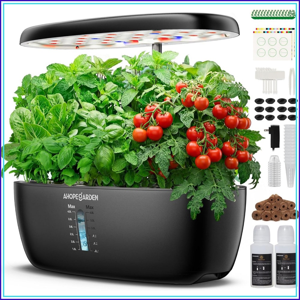 Hydroponic Kit - Jardín Hidropónico de 12 Macetas con