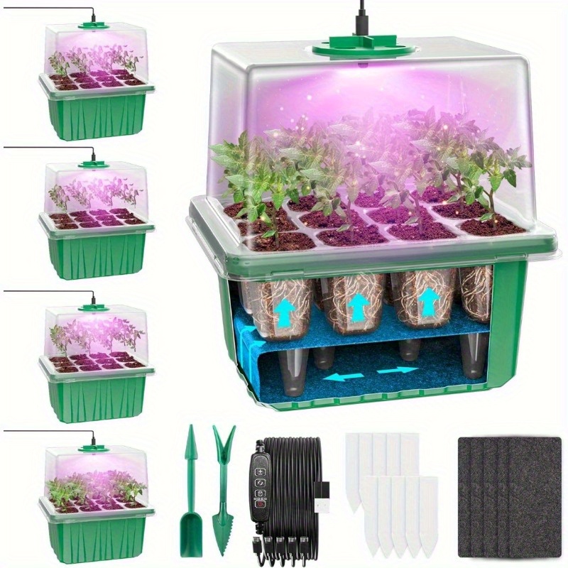Seed Starter Tray - Luz LED de cultivo para plantas