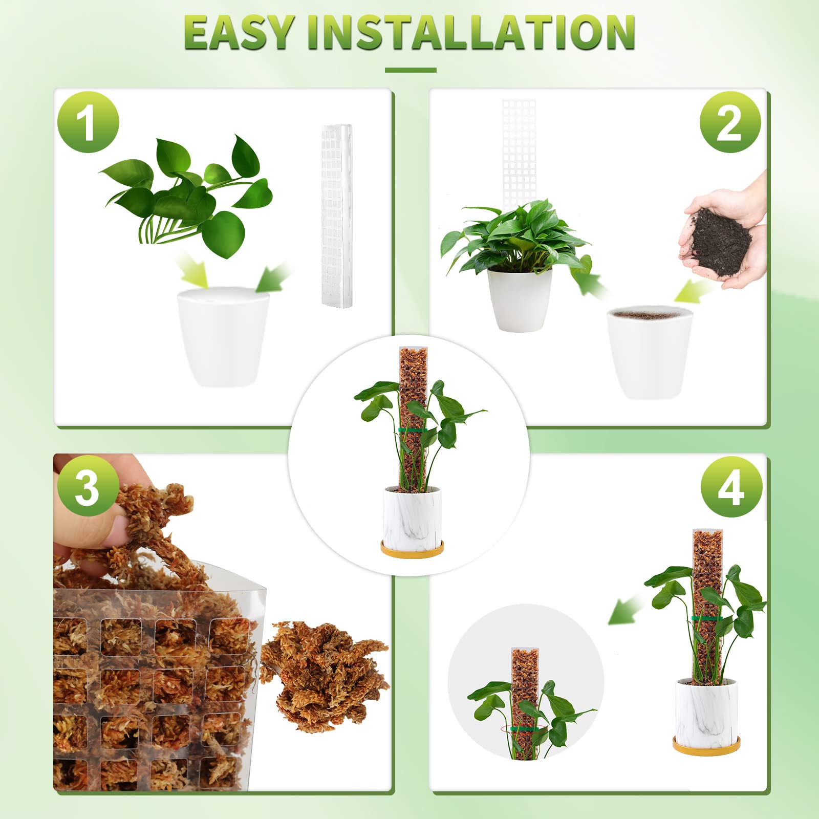 Postes de musgo, soporte para  - Indoor Herb Garden reseña y precio