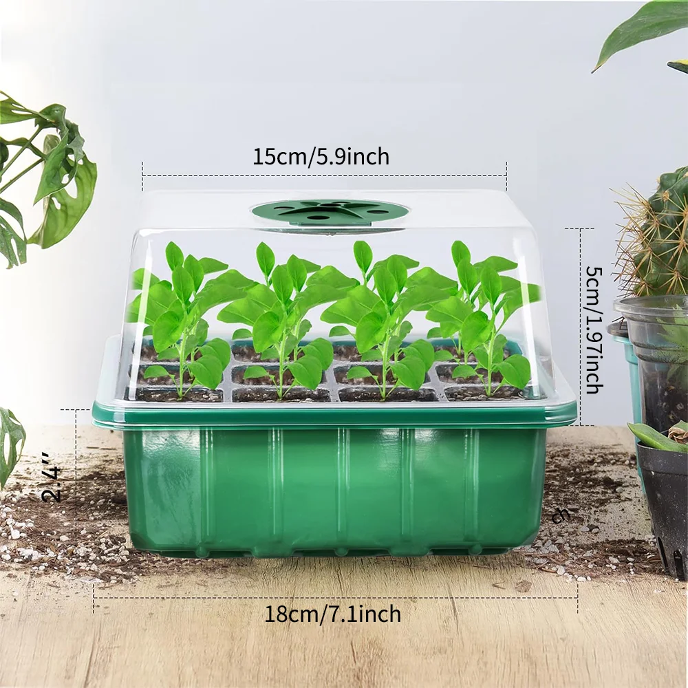 Bandeja de Germinación de Semi - Seed Starter Tray reseña y precio