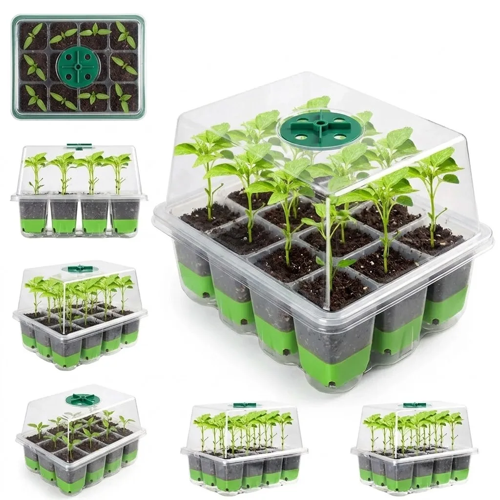 Bandeja para semilleros con 12 - Seed Starter Tray reseña y precio