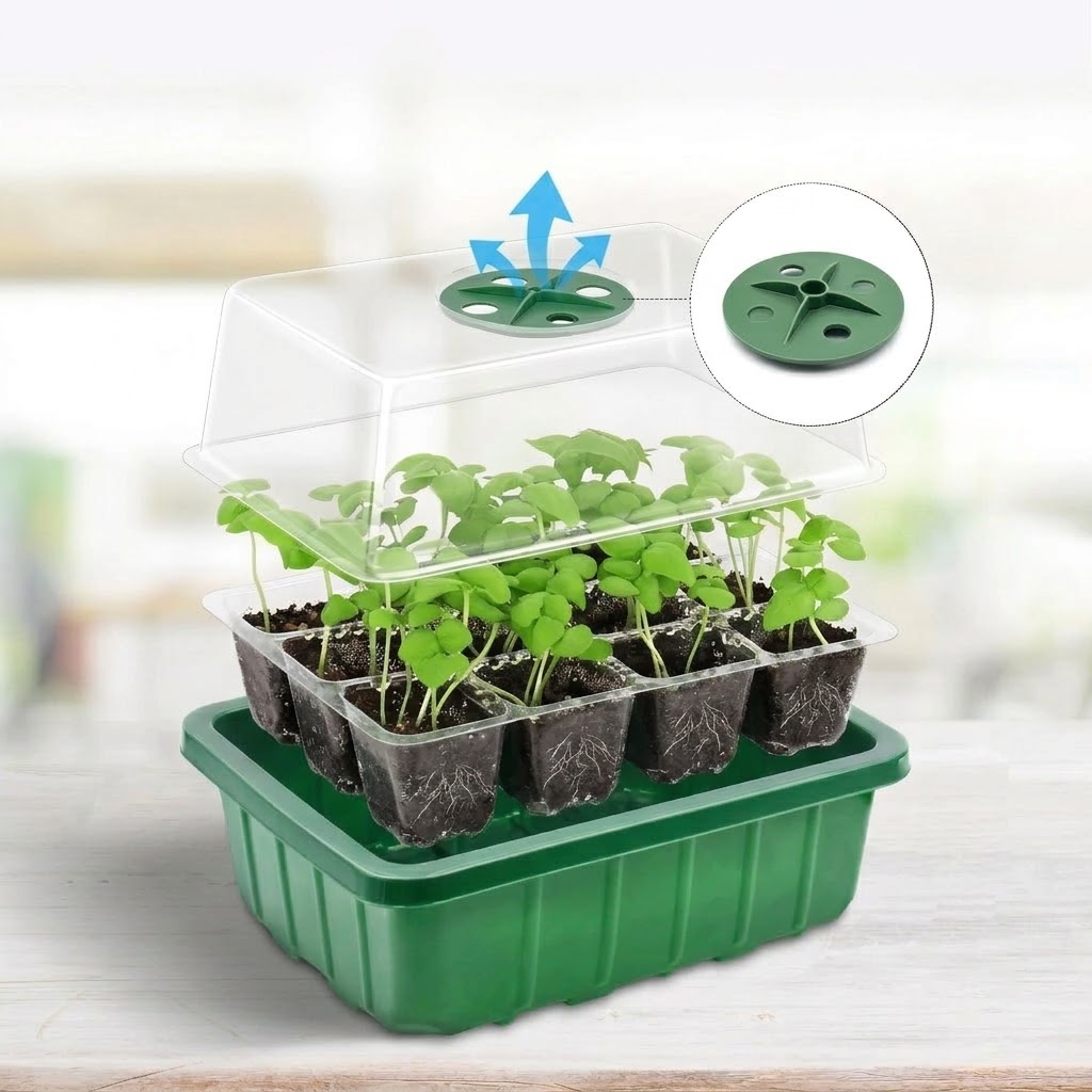 Bandejas de germinación transp - Seed Starter Tray reseña y precio