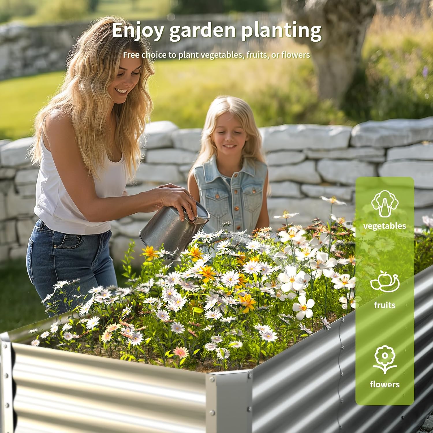 Jardinera Elevada Galvanizada  - Raised Garden Bed reseña y precio