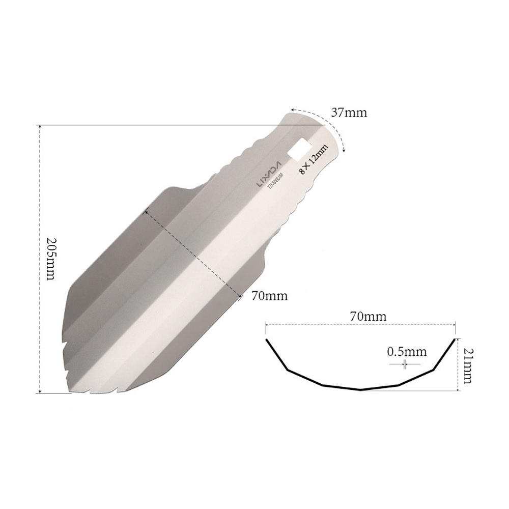 Pala de mano de titanio Lixada - Trowel Garden Tools reseña y precio