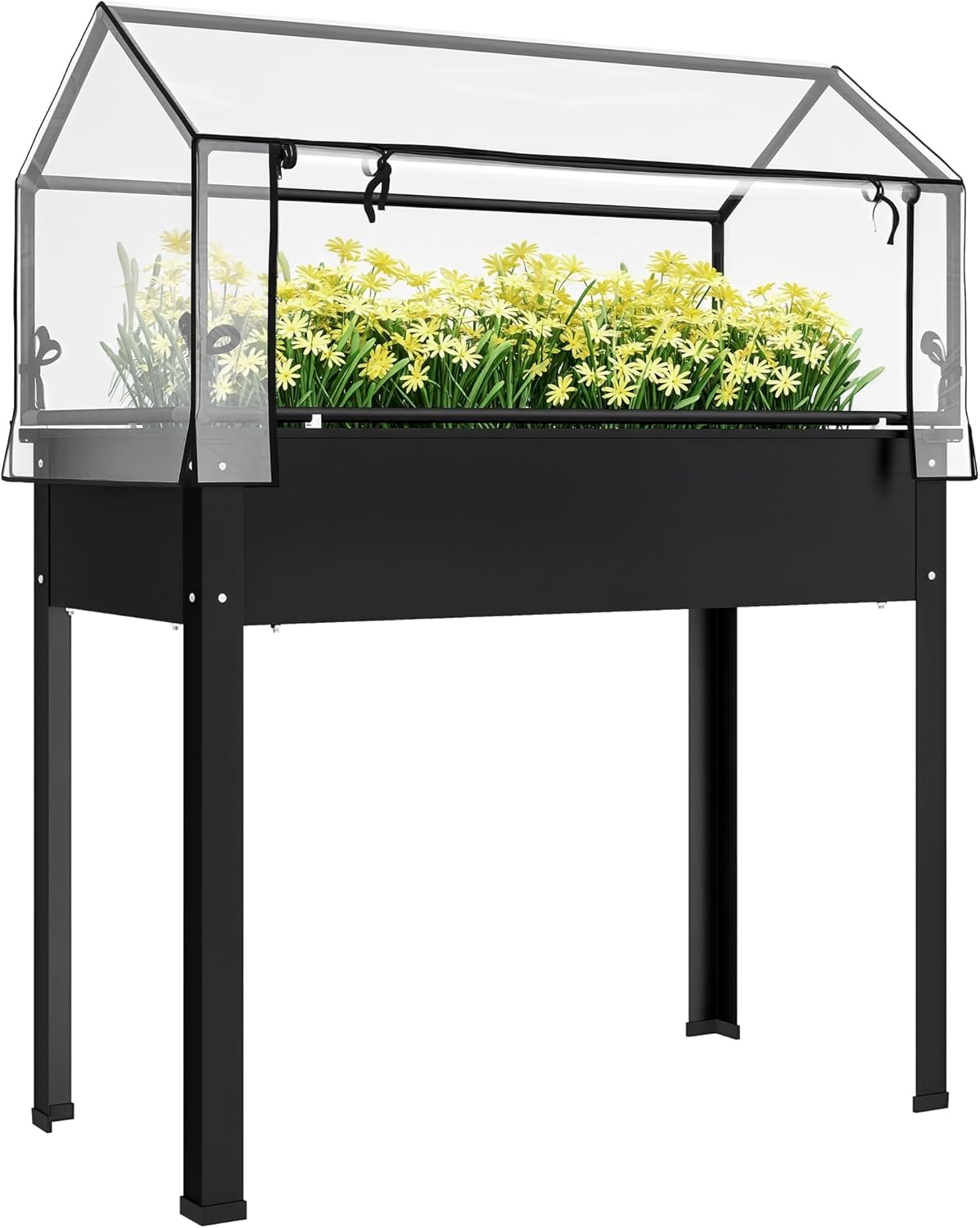 Jardinera Elevada Negra para U - Raised Garden Bed reseña y precio