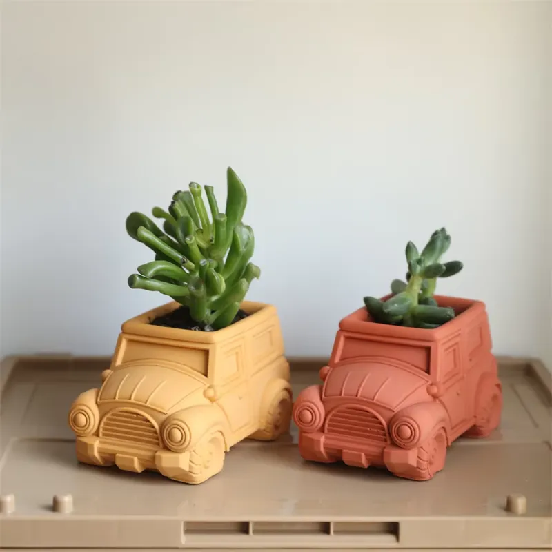 Moldes de silicona de hormigón - Plant Pot reseña y precio
