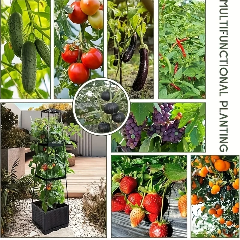 Torre para tomates con caja de - Indoor Herb Garden reseña y precio