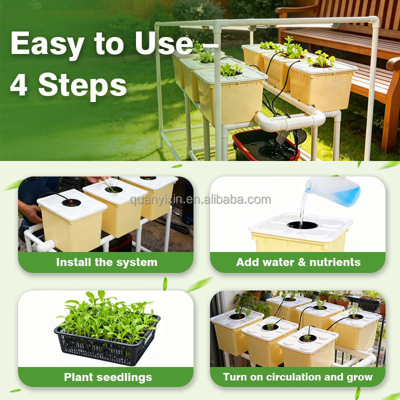 Kit de sistema hidropónico Dut - Hydroponic Kit reseña y precio