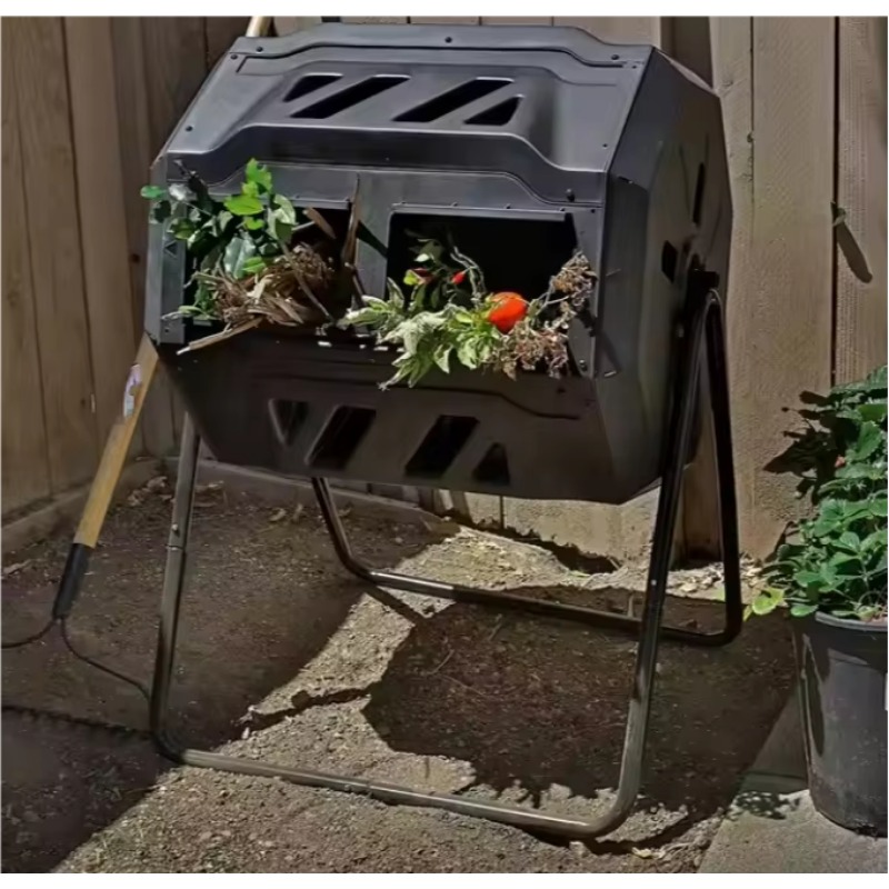 Compostador Rotatorio para Ext - Compost Bin reseña y precio