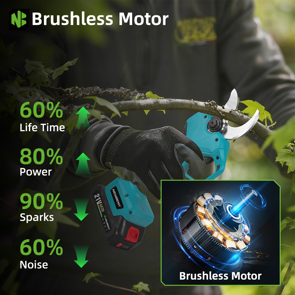 NEWBENY Tijeras de podar eléct - Pruning Shears reseña y precio
