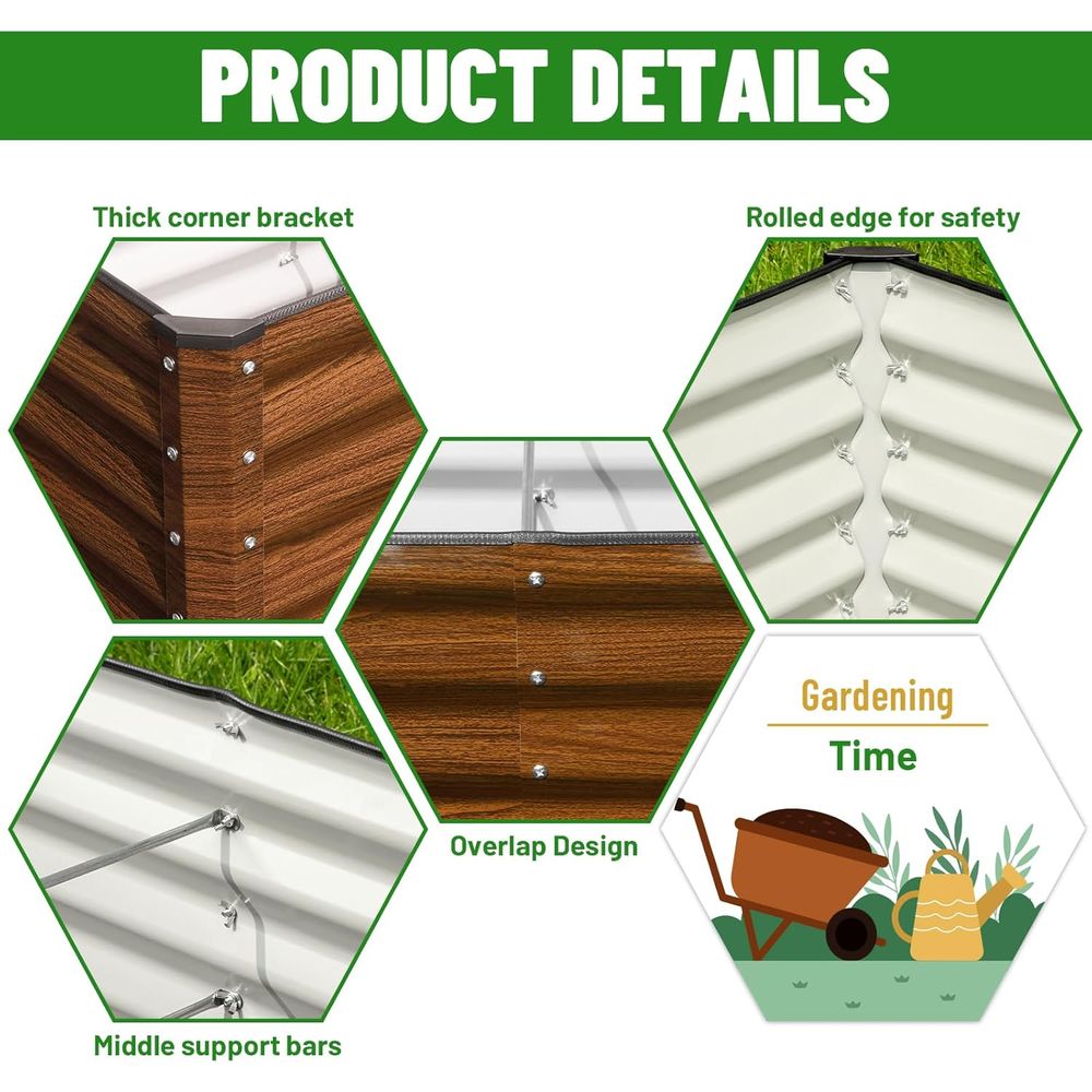Kit de 2 Jardineras Elevadas G - Raised Garden Bed reseña y precio