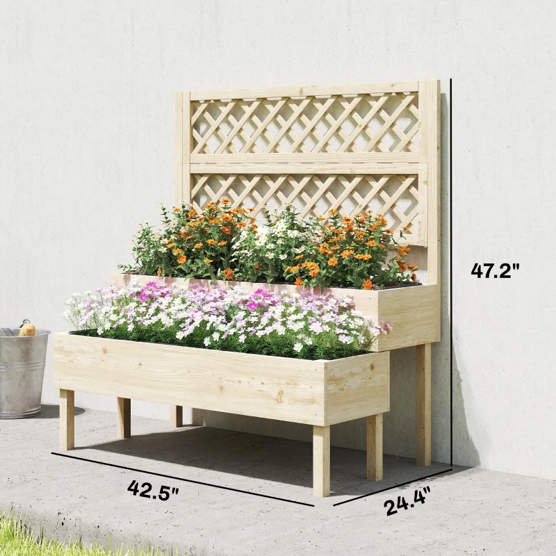 Jardinera Elevada para Patio,  - Raised Garden Bed reseña y precio