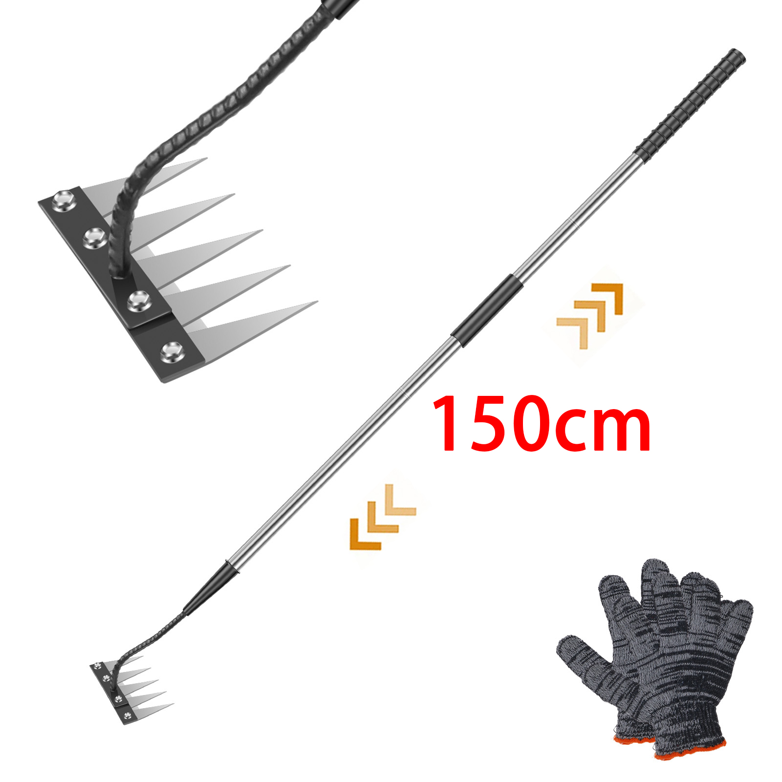 Rastrillo desmalezador de acer - Garden Gloves reseña y precio
