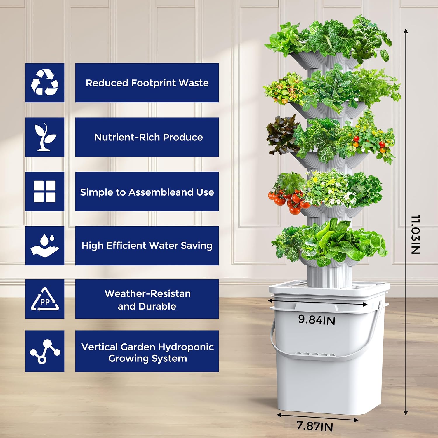 Kit de Sistema de Cultivo Hidr - Hydroponic Kit reseña y precio