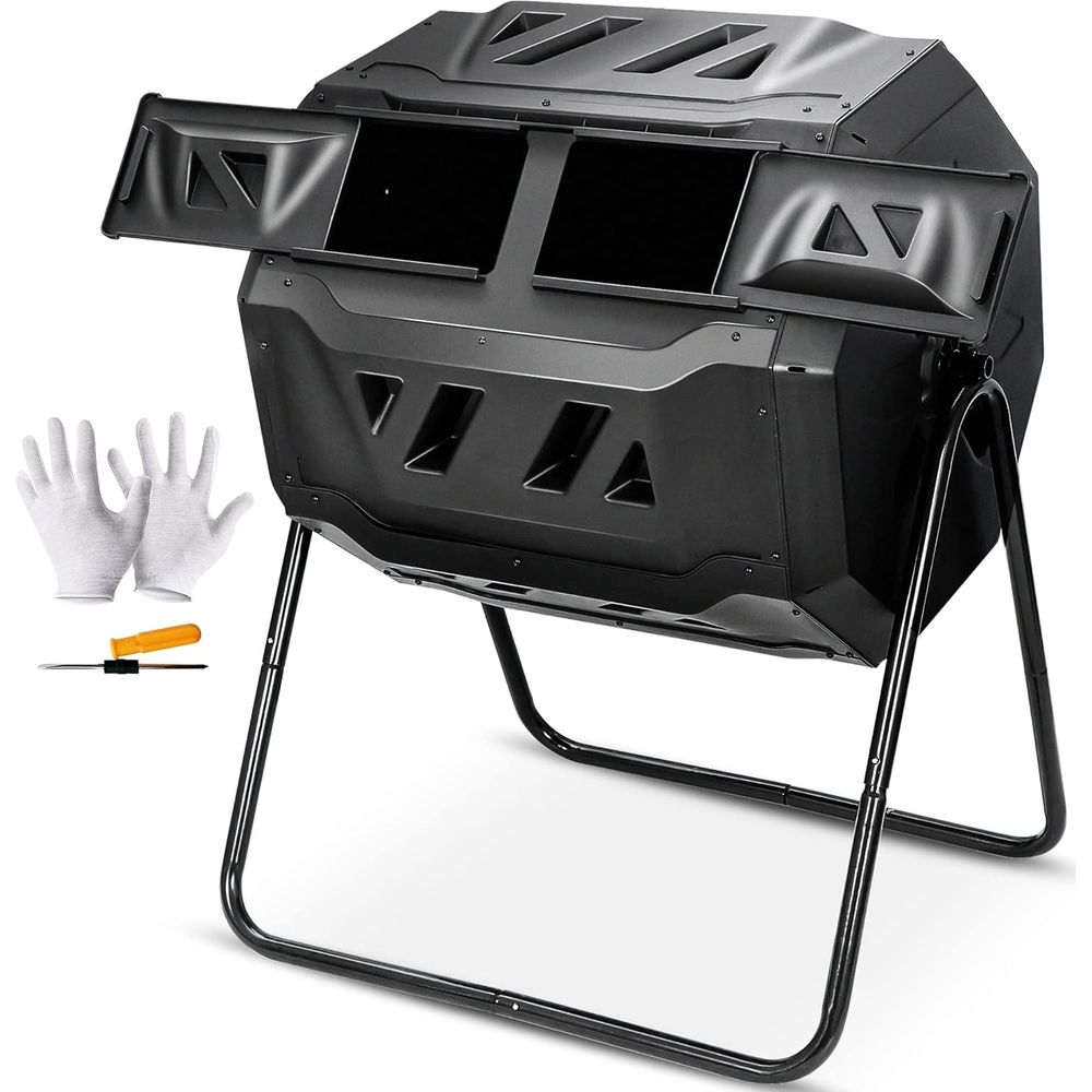 Contenedor de Compostaje de 43 - Compost Bin reseña y precio