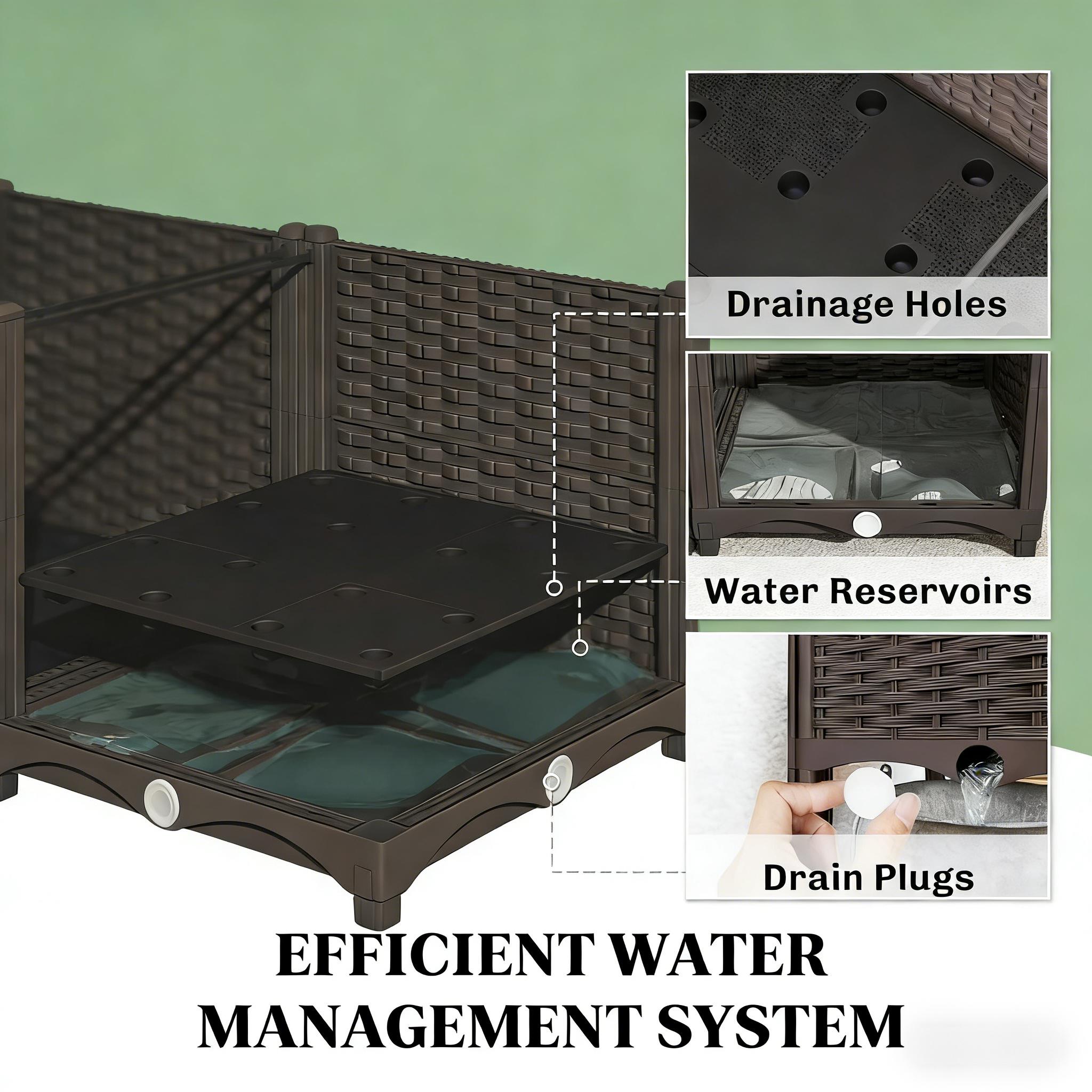 Jardinera Exterior, Práctica J - Raised Garden Bed reseña y precio