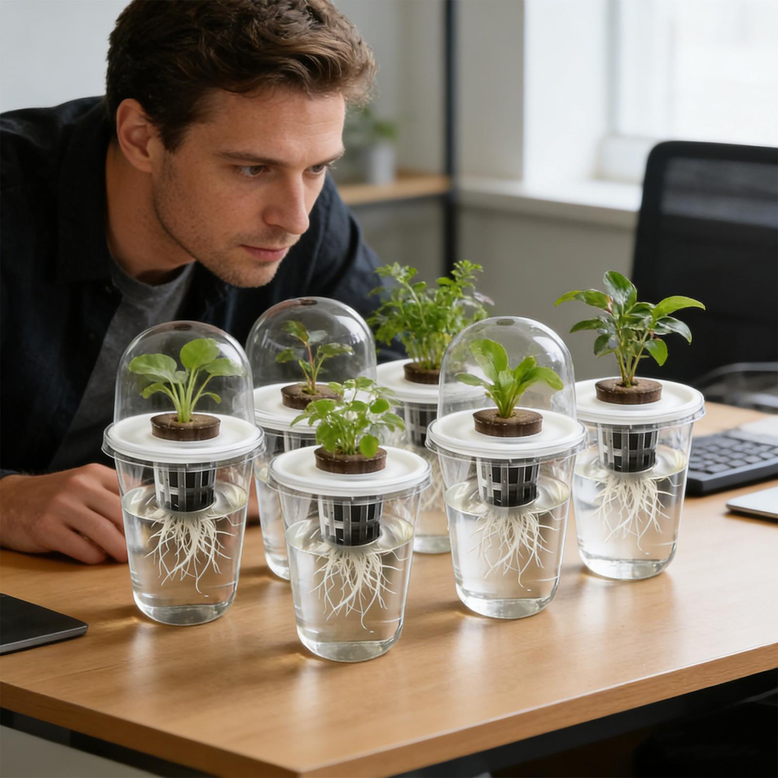 1-5 Vasos Transparentes para G - Seed Starter Tray reseña y precio