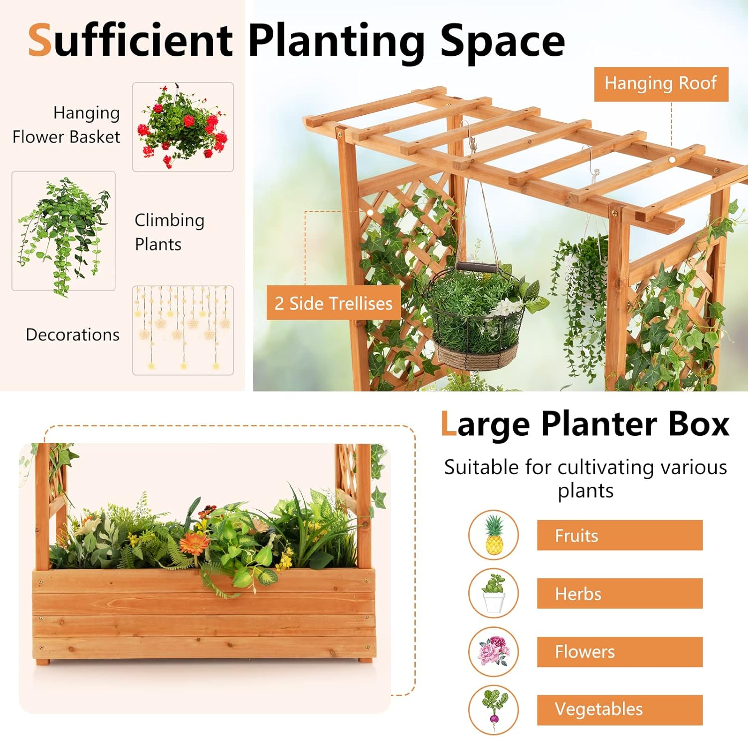 Jardinera Elevada de Madera co - Raised Garden Bed reseña y precio