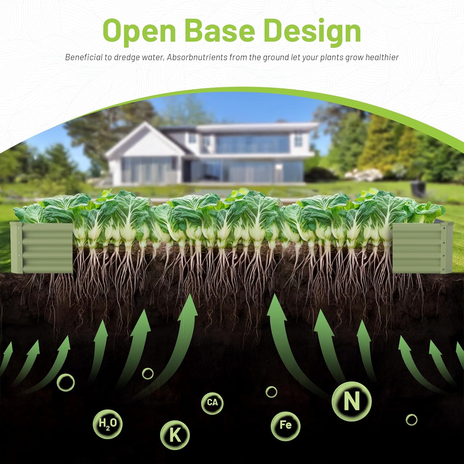 Jardinera Elevada Metálica par - Raised Garden Bed reseña y precio