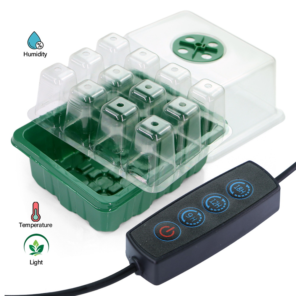 Macetas LED para vivero con lu - Seed Starter Tray reseña y precio