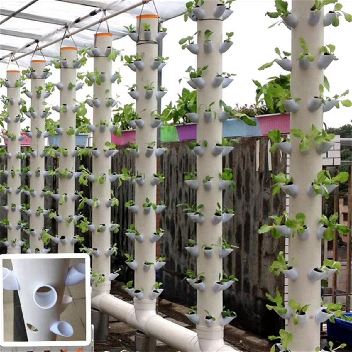 Contenedor Vertical Hidropónic - Plant Pot reseña y precio