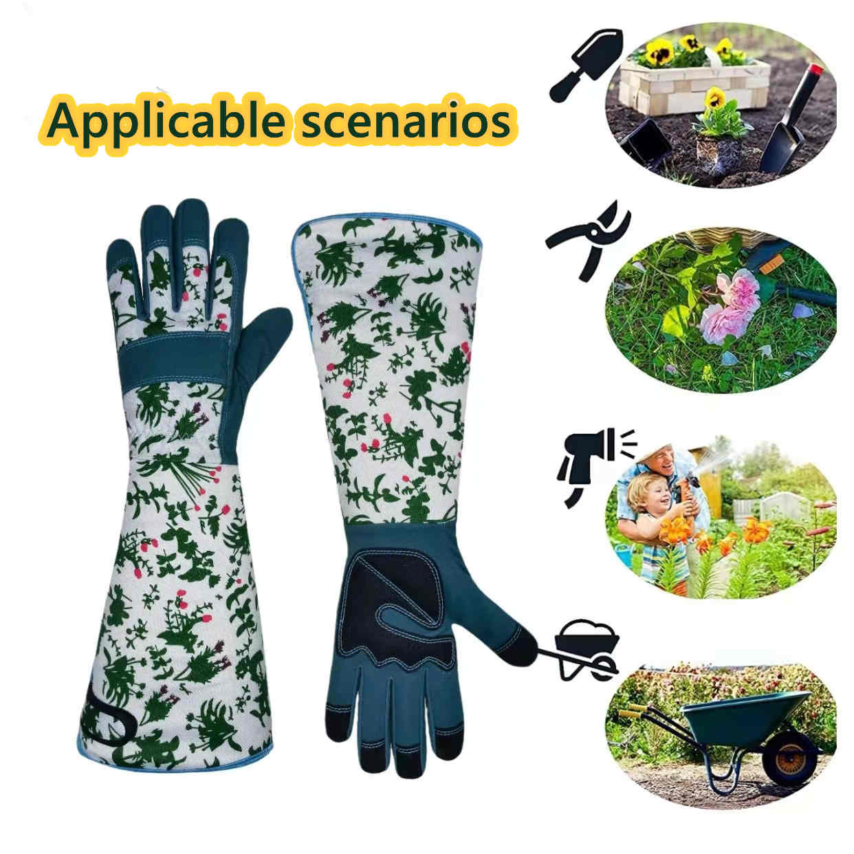 Guantes de jardinería de manga - Garden Gloves reseña y precio