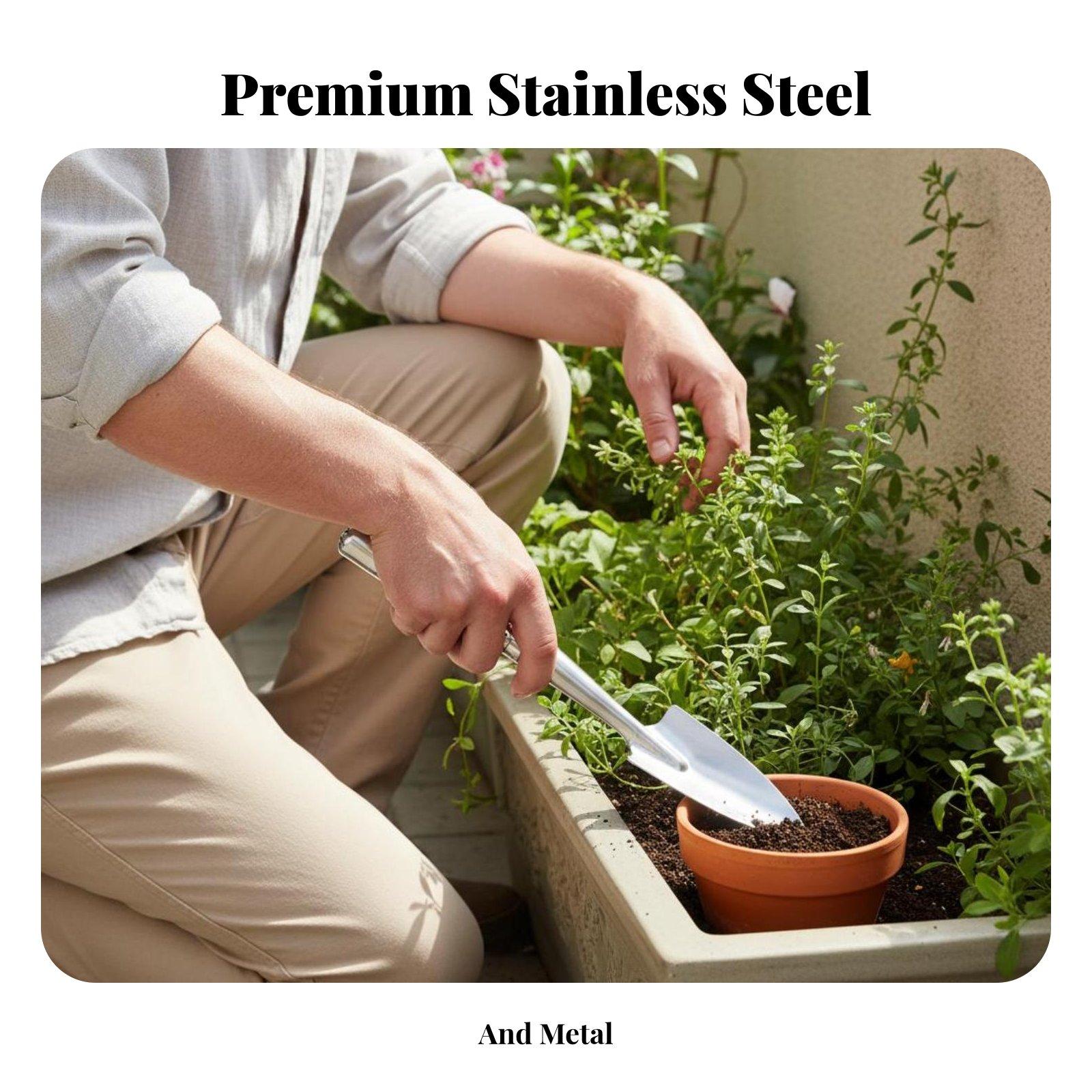 Mini Paleta de Acero Inoxidabl - Trowel Garden Tools reseña y precio
