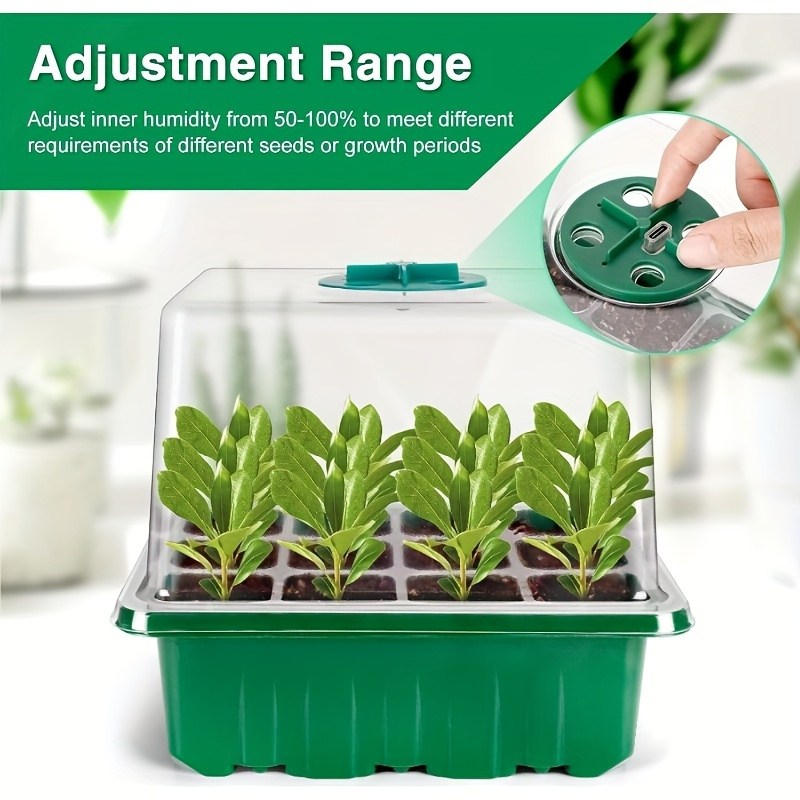 Luz LED de cultivo para planta - Seed Starter Tray reseña y precio