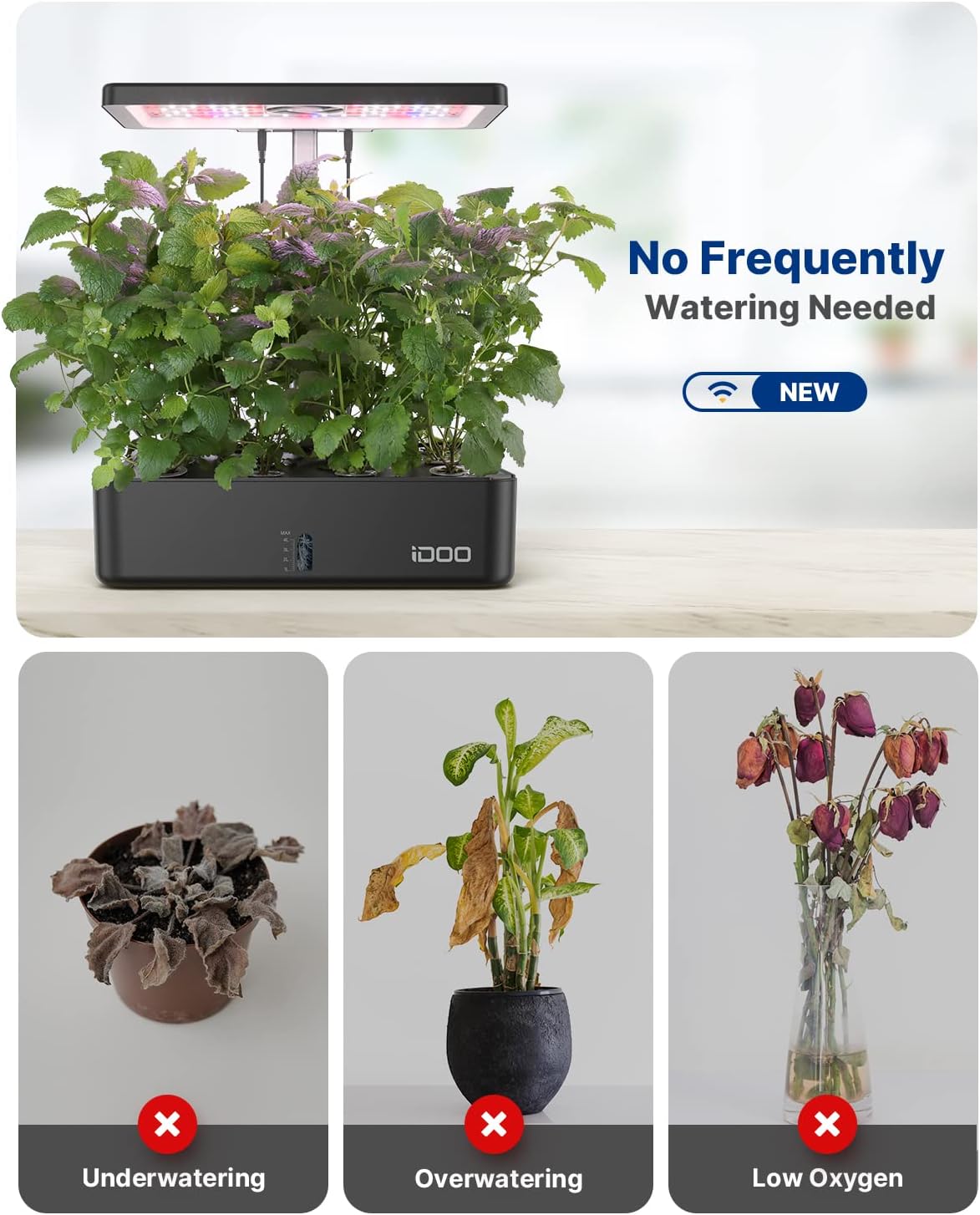 Sistema de Cultivo Hidropónico - Indoor Herb Garden reseña y precio