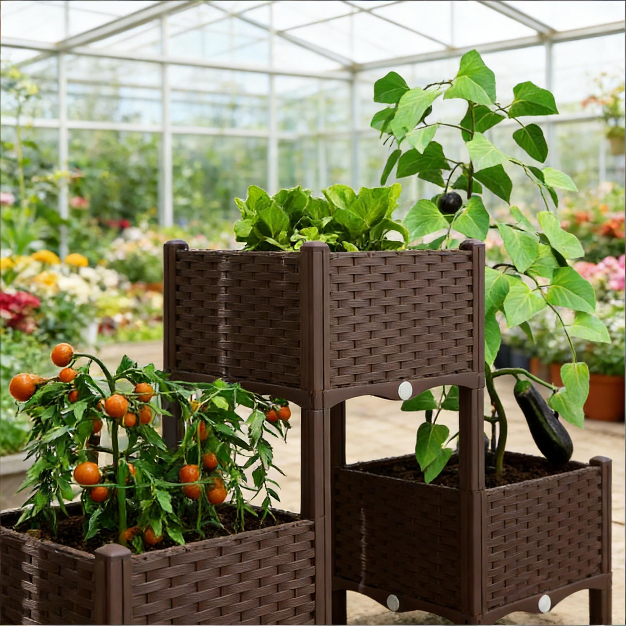 Jardineras Elevadas, Cama de C - Raised Garden Bed reseña y precio