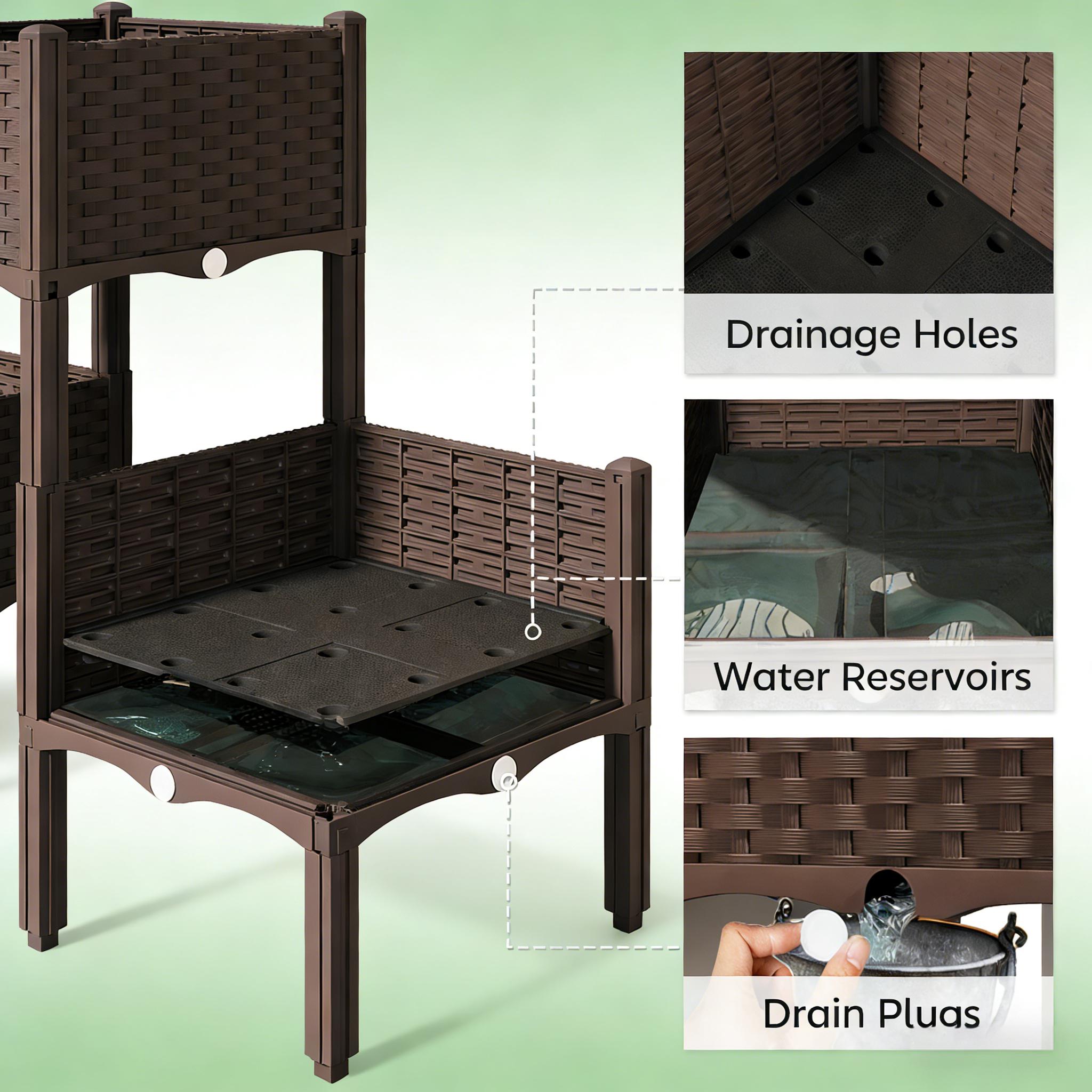 Jardineras Elevadas, Cama de C - Raised Garden Bed reseña y precio