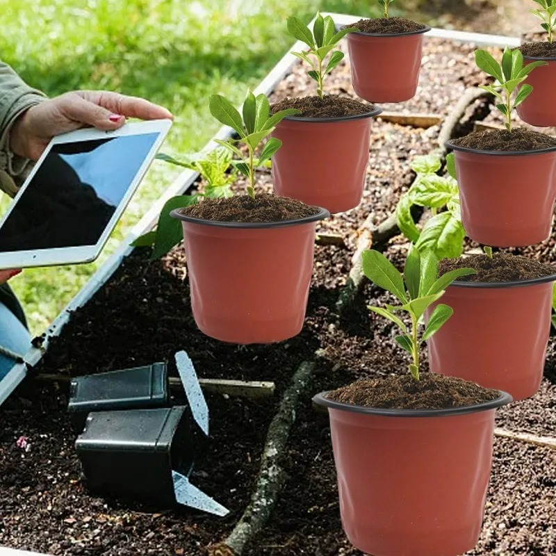 100/20x Macetas de vivero negr - Seed Starter Tray reseña y precio