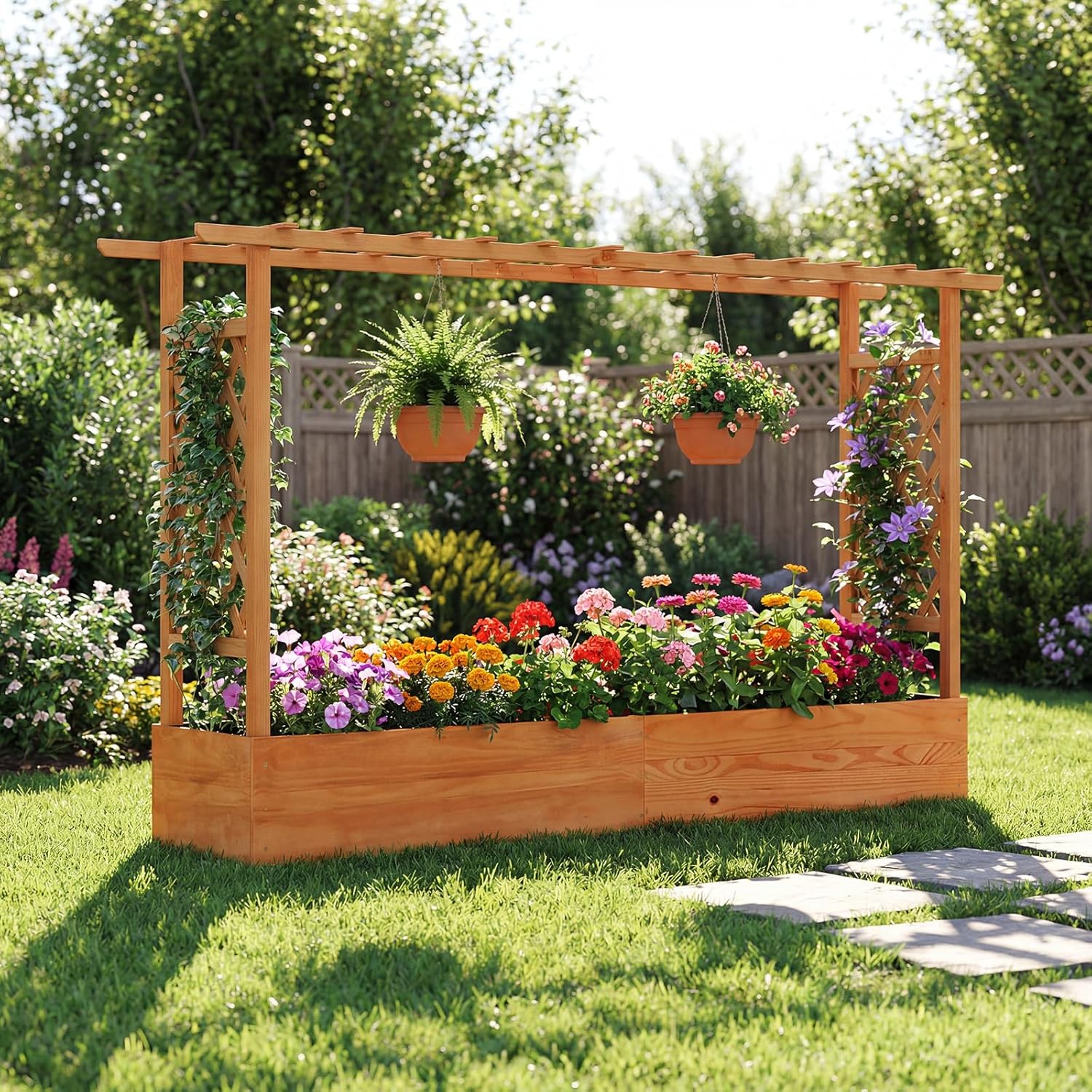 Jardinera Elevada para Patio E - Raised Garden Bed reseña y precio